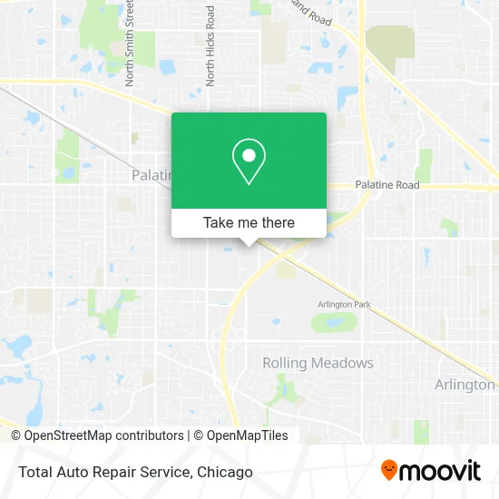 Total Auto Repair Service map