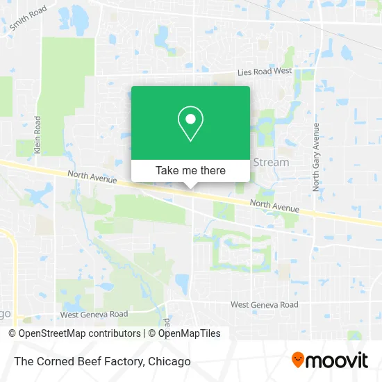The Corned Beef Factory map