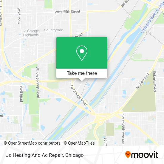Jc Heating And Ac Repair map