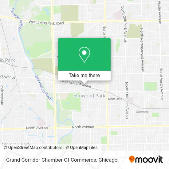 Grand Corridor Chamber Of Commerce map