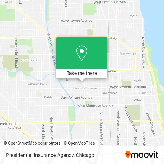 Presidential Insurance Agency map
