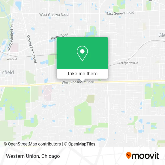 Western Union map