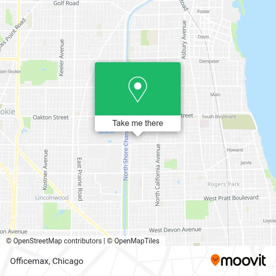 Officemax map