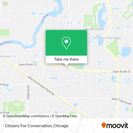 Citizens For Conservation map
