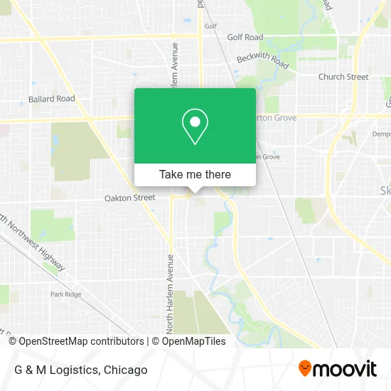G & M Logistics map