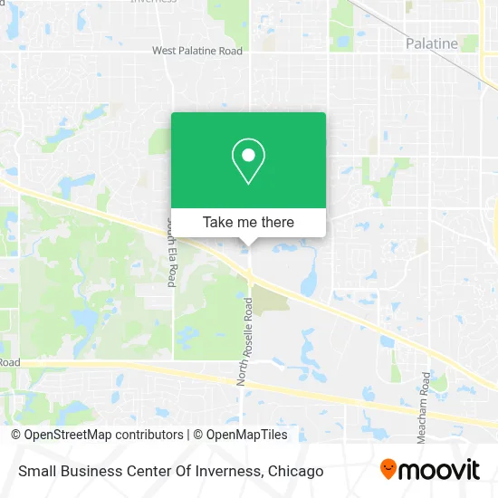 Small Business Center Of Inverness map