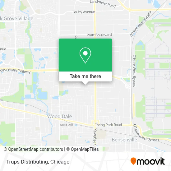 Trups Distributing map