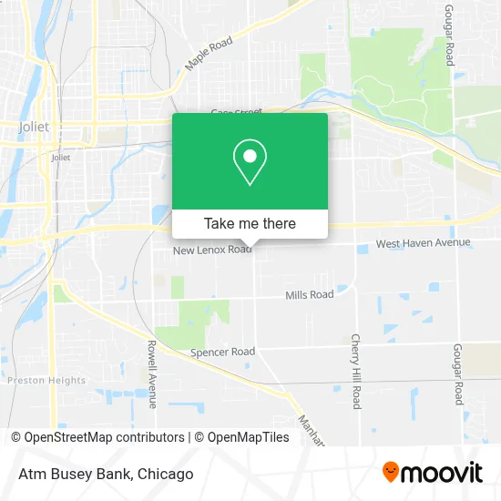 Atm Busey Bank map