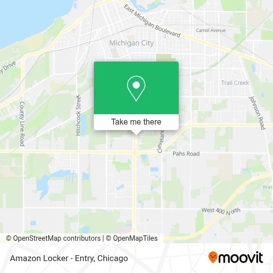 Amazon Locker - Entry map