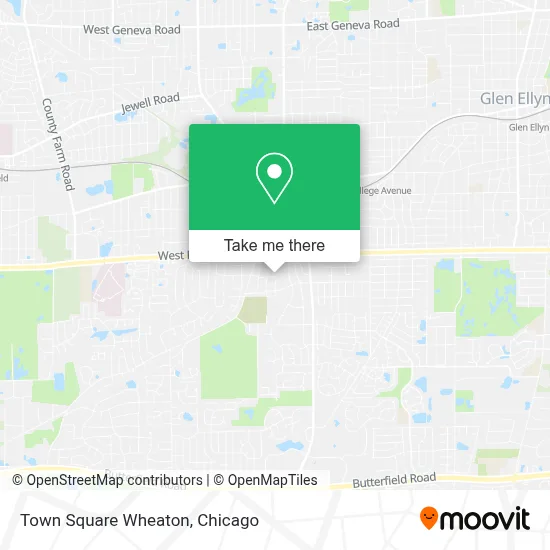Town Square Wheaton map