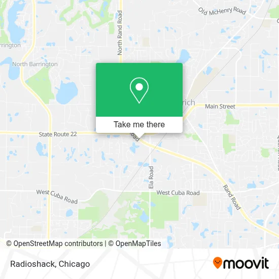 Radioshack map