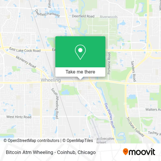 Bitcoin Atm Wheeling - Coinhub map
