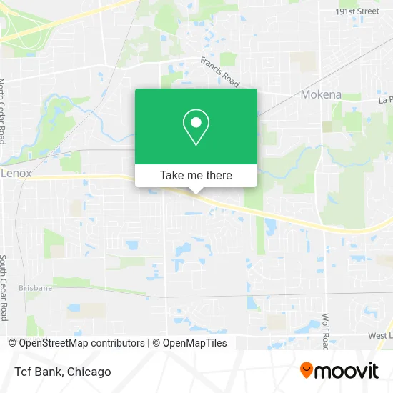 Tcf Bank map