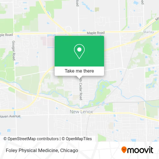Foley Physical Medicine map
