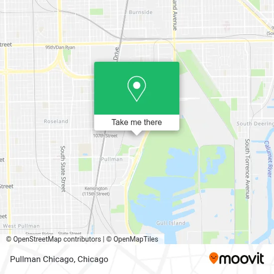 Pullman Chicago map