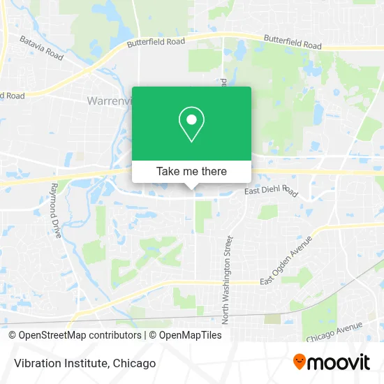 Vibration Institute map