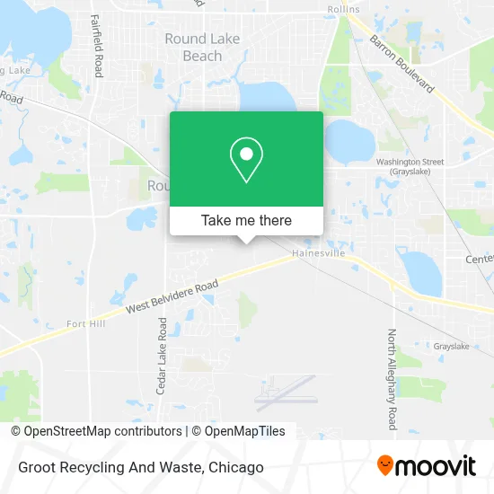 Groot Recycling And Waste map