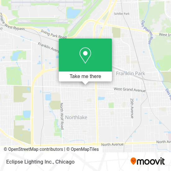 Eclipse Lighting Inc. map