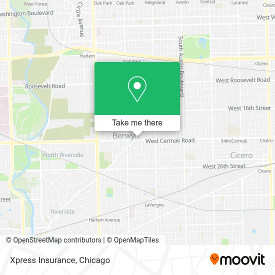 Xpress Insurance map