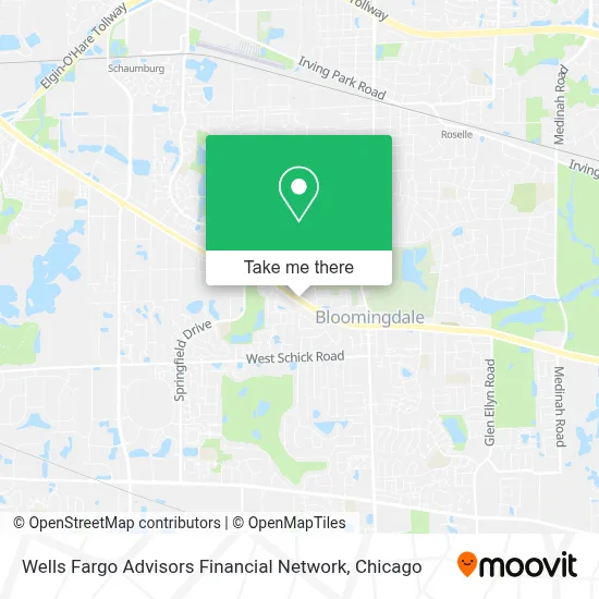 Wells Fargo Advisors Financial Network map