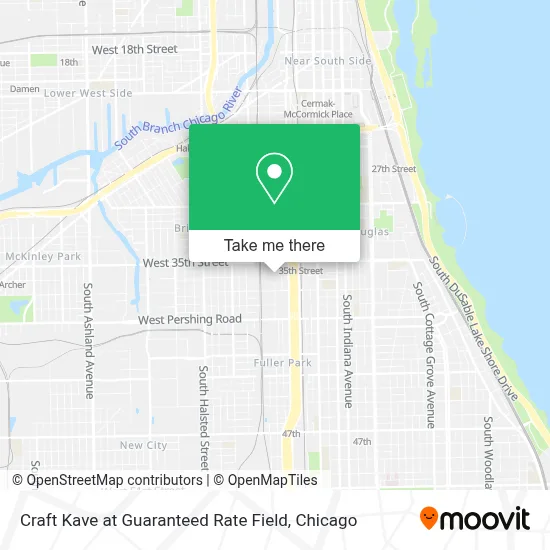 Craft Kave at Guaranteed Rate Field map
