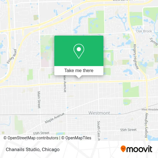 Chanails Studio map