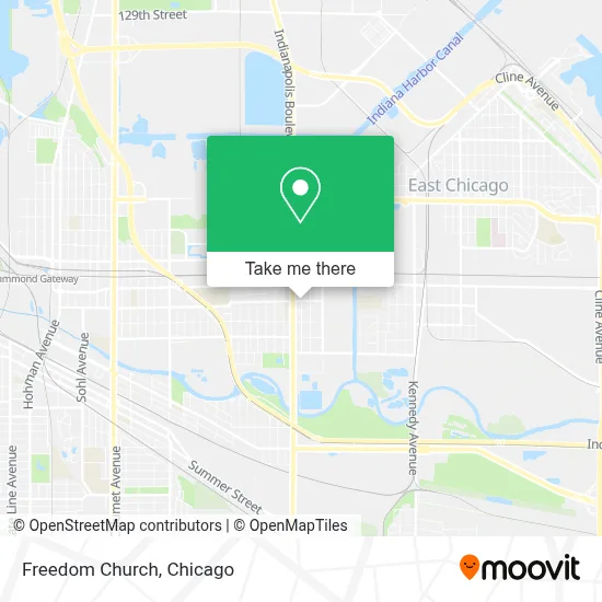 Freedom Church map