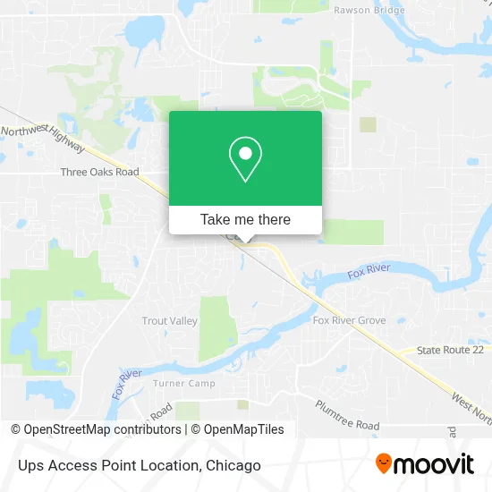 Ups Access Point Location map