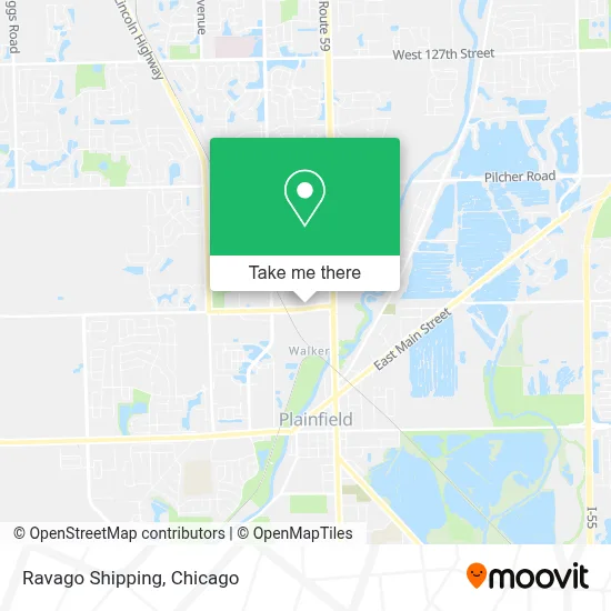 Ravago Shipping map