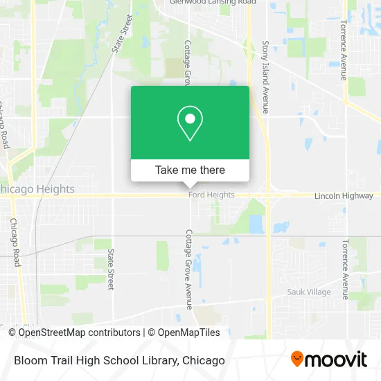 Bloom Trail High School Library map