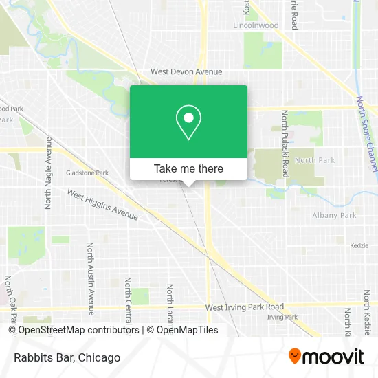 Rabbits Bar map