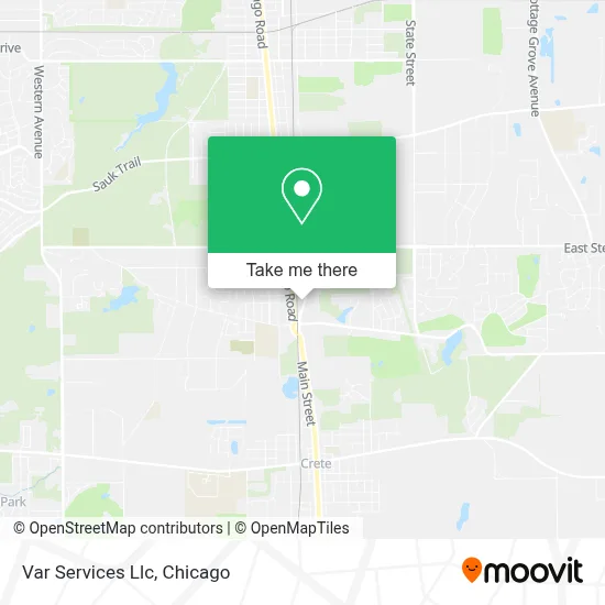 Var Services Llc map