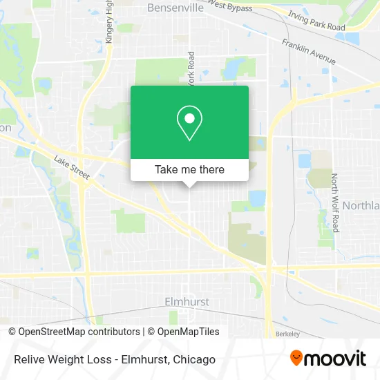 Relive Weight Loss - Elmhurst map