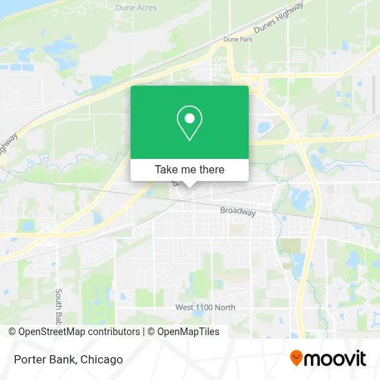 Porter Bank map