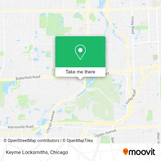 Keyme Locksmiths map