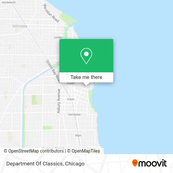 Department Of Classics map