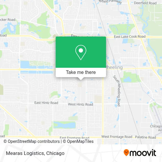 Mearas Logistics map