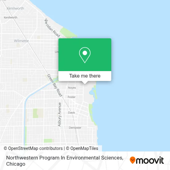 Northwestern Program In Environmental Sciences map