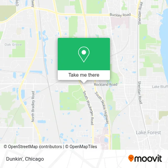 Dunkin' map