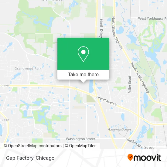 Gap Factory map