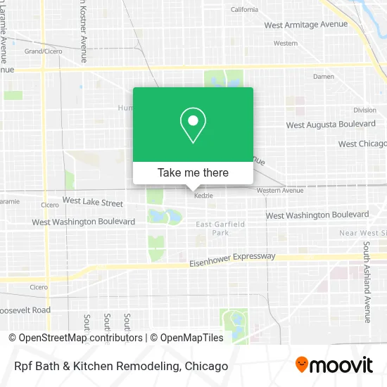 Rpf Bath & Kitchen Remodeling map