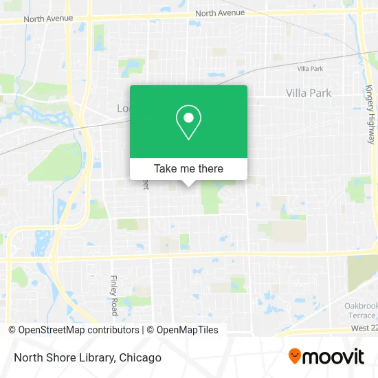North Shore Library map