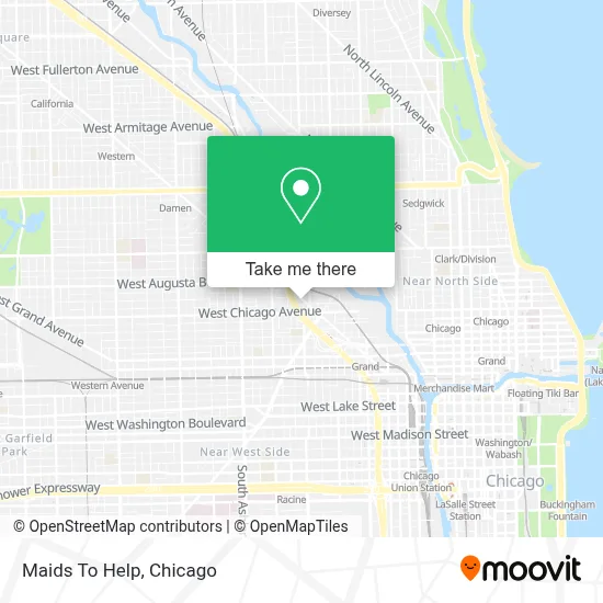 Maids To Help map