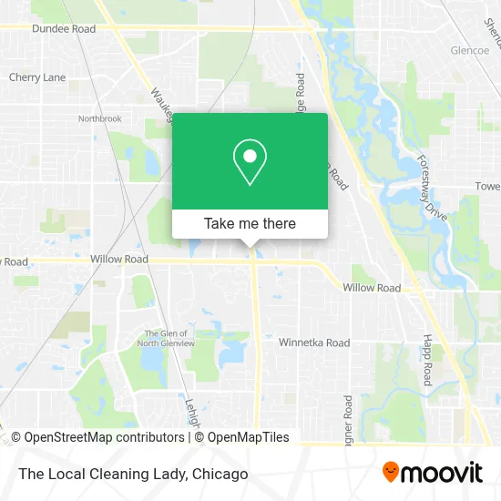 The Local Cleaning Lady map