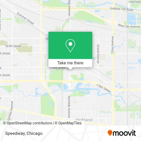 Speedway map