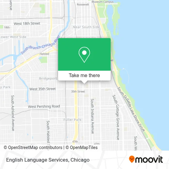 English Language Services map
