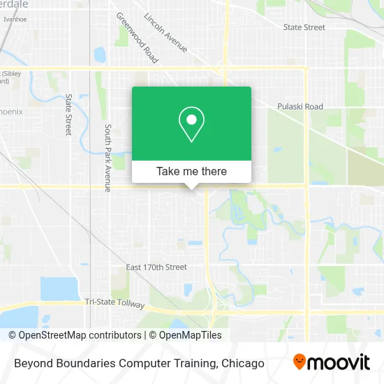 Beyond Boundaries Computer Training map