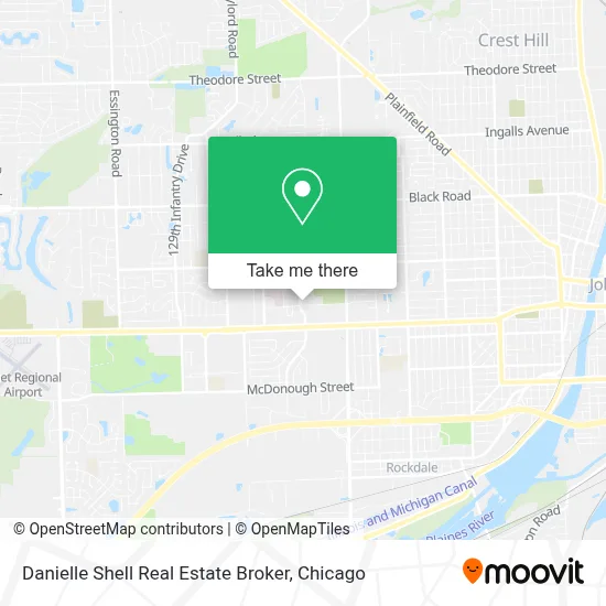Danielle Shell Real Estate Broker map
