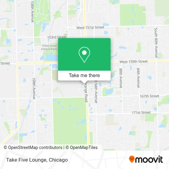 Take Five Lounge map