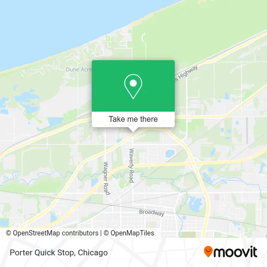 Porter Quick Stop map